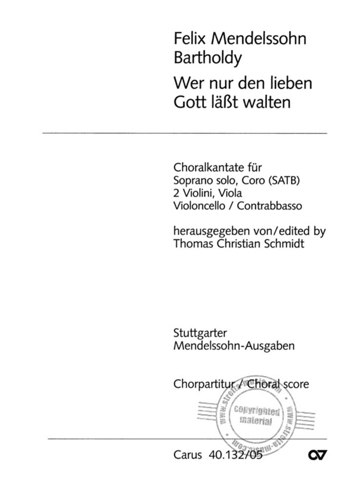Wer nur den lieben Gott läßt walten